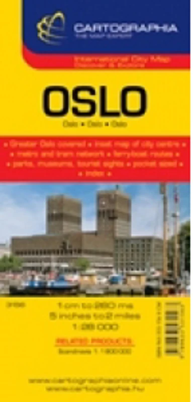 Harta rutiera Oslo (1: 28 000)