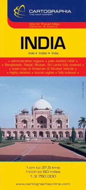 Hartă rutieră India