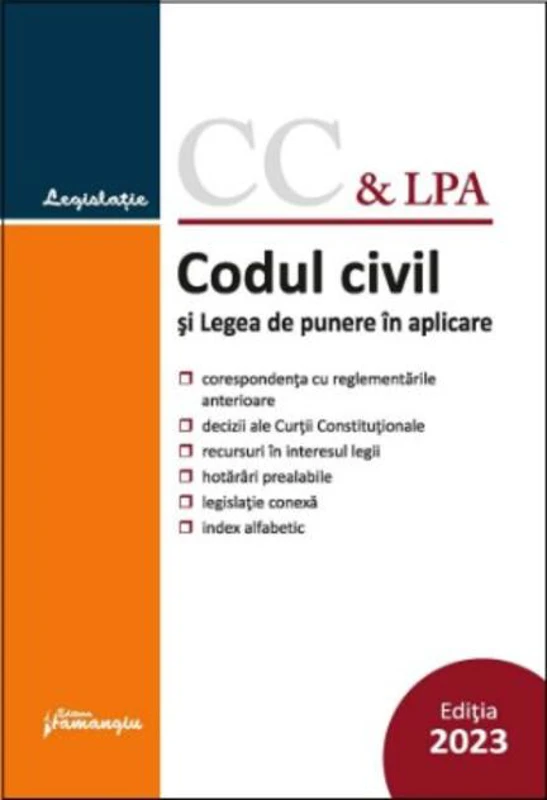 Codul civil și Legea de punere în aplicare