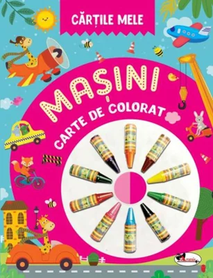 Cărțile mele de colorat. Mașini