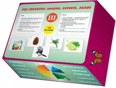 Fișe educative: imagini, cuvinte, silabe (III)