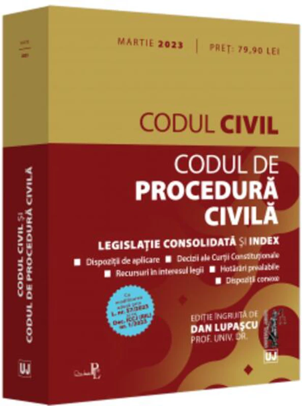 Codul civil și Codul de procedură civilă: martie 2023