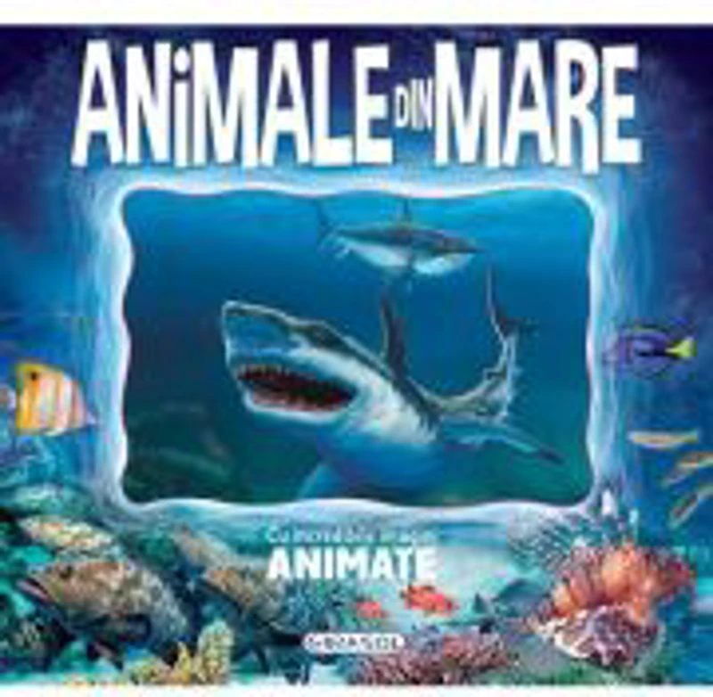 Carte cu imagini animate. Animale din mare