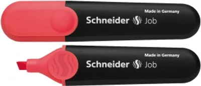 Textmarker Schneider Job rosu
