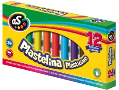 Plastilina Astra scolara, 12 culori