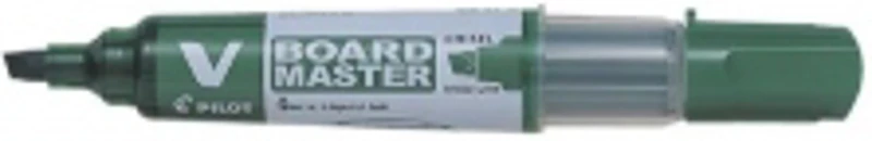 Marker pentru tabla Pilot Vboard Master, varf tesit, 2.2 mm, verde