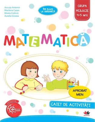 Matematică caiet pentru grupa mijlocie