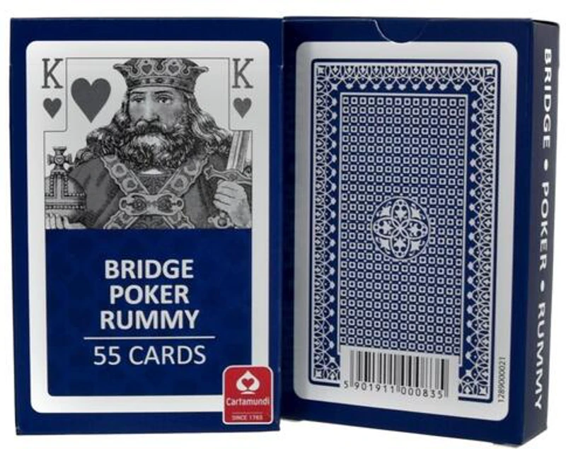 Cărți de joc Cartamundi Dondorf Bridge-Poker-Rummy, Albastru