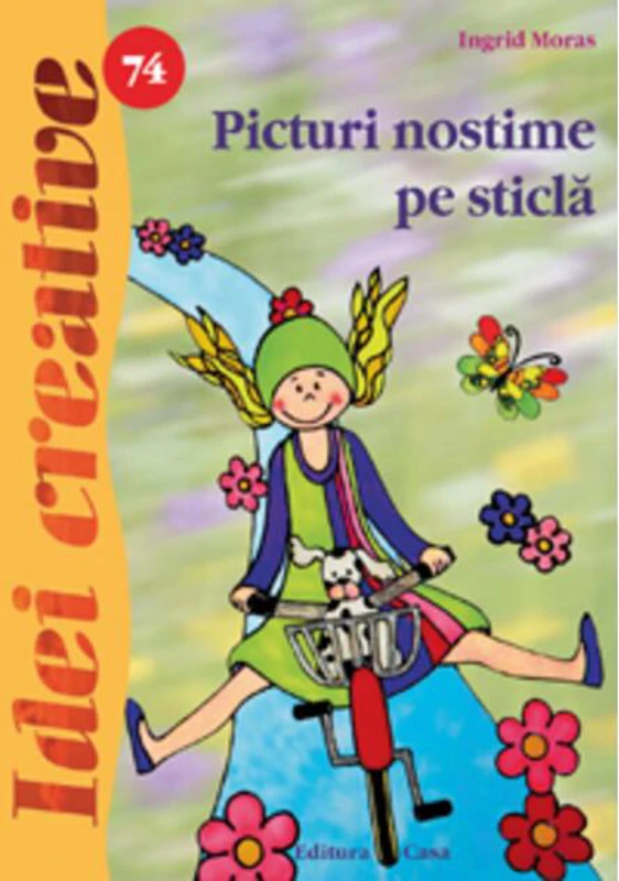 Picturi nostime pe sticlă. Idei creative 74