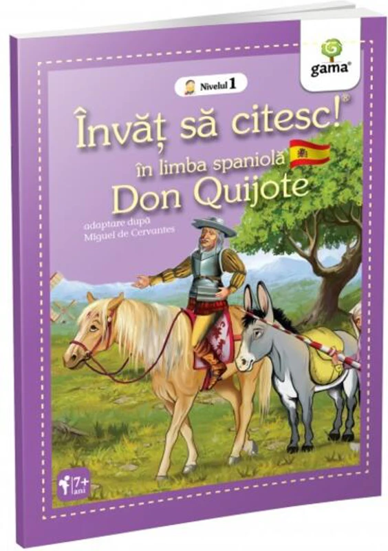 Don Quijote. Învăț să citesc. Limba spaniolă, nivelul 1 (7+ ani)