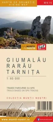 Munţii Giumalău-Rarău-Tarniţa - Hartă de drumeție