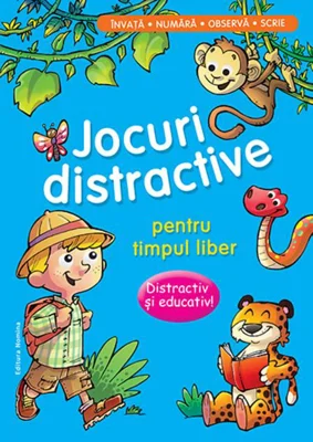 Jocuri distractive pentru timpul liber (albastru)