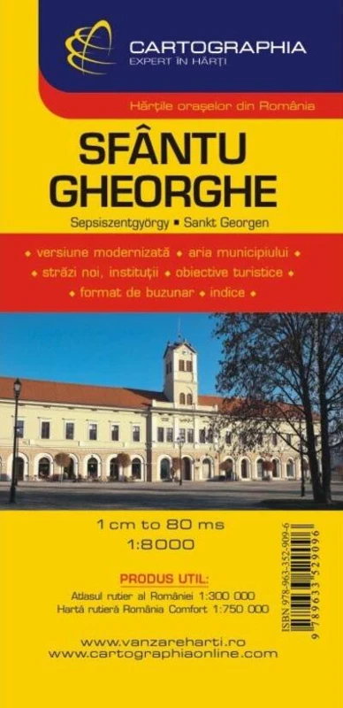 Hartă rutieră Sfântu Gheorghe