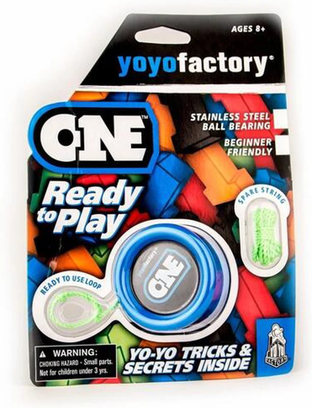 yoyo factory YO-YO One Ready To Play cu ață de rezervă, albastru