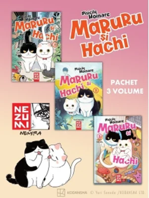 Pachet Maruru si Hachi - pisicile hoinare, 3 volume