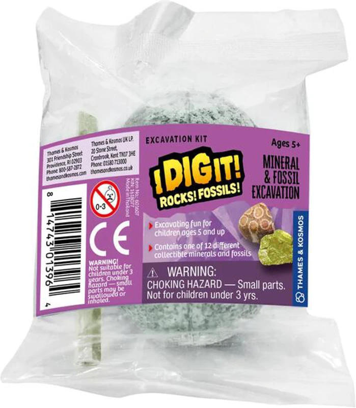 I Dig It! Rocks & Fossils - Kit de excavare cu minereuri