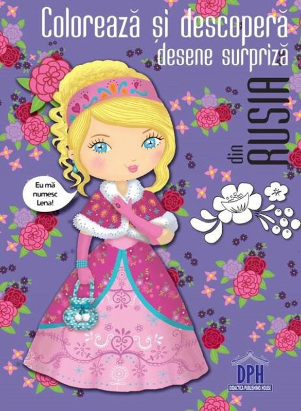 Colorează și descoperă desene surpriză din Rusia
