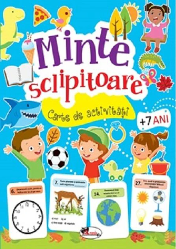 Minte sclipitoare. Carte de activități +7 ani