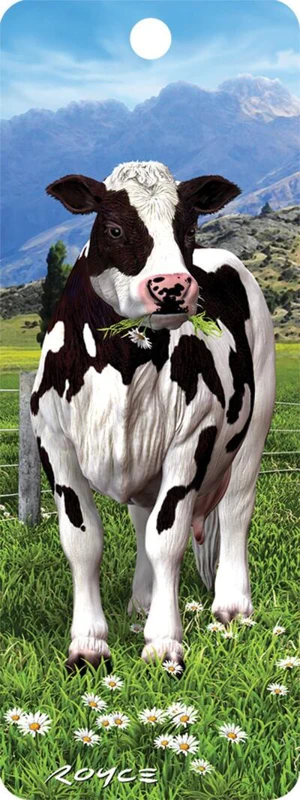 Semn de carte 3D - Daisy Cow
