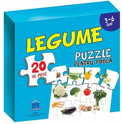 Legume. Puzzle pentru podea