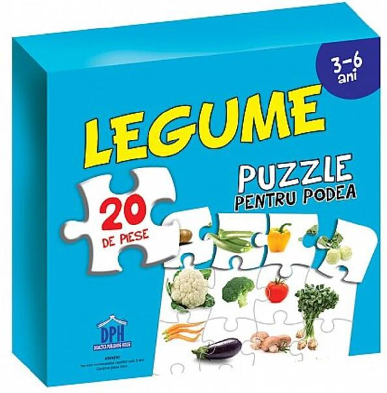Legume. Puzzle pentru podea