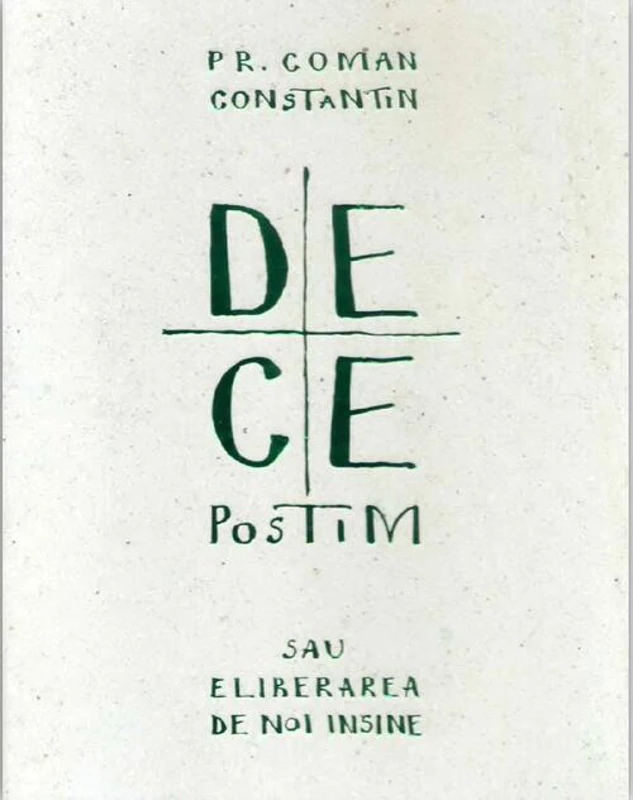 De ce postim. Eliberarea de noi înșine