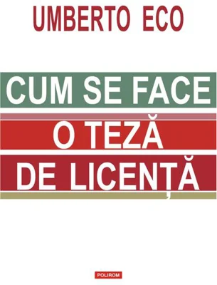 Cum se face o teză de licenţă (Ediția 2020)