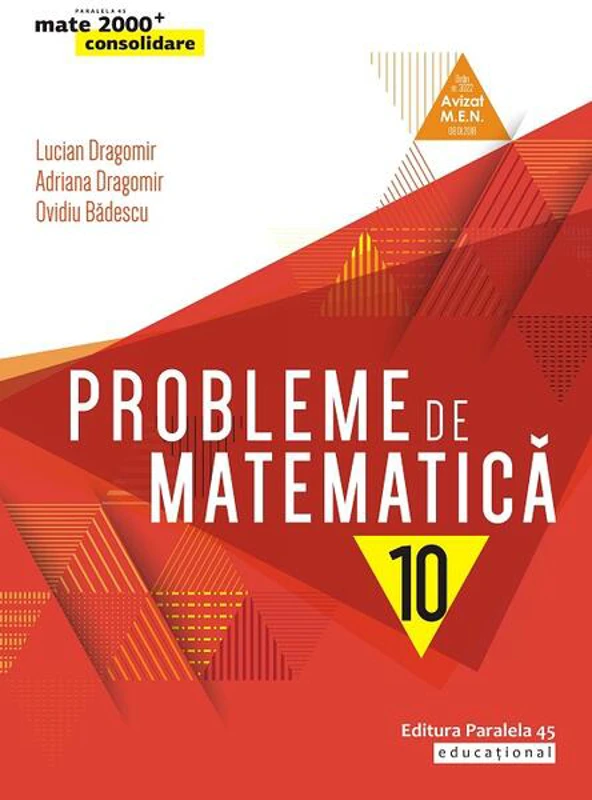 Probleme de matematică pentru clasa a X-a