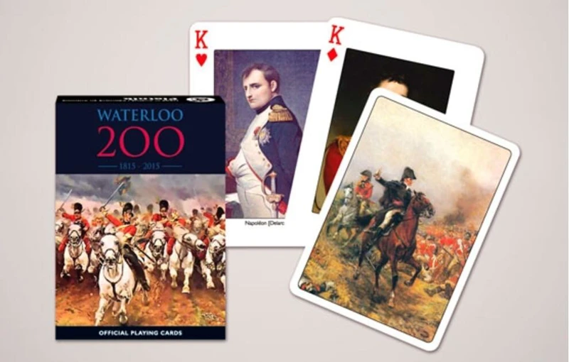 Cărți de joc Piatnik de colecție cu tema „Waterloo”
