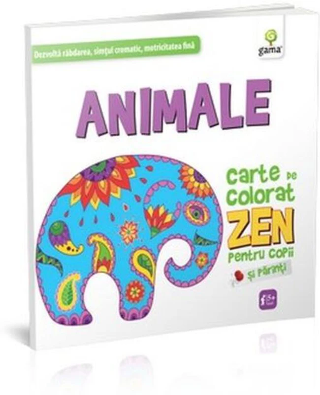 Animale. Carte de colorat ZEN