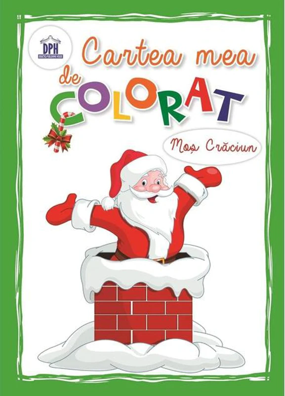 Cartea mea de colorat Moș Crăciun