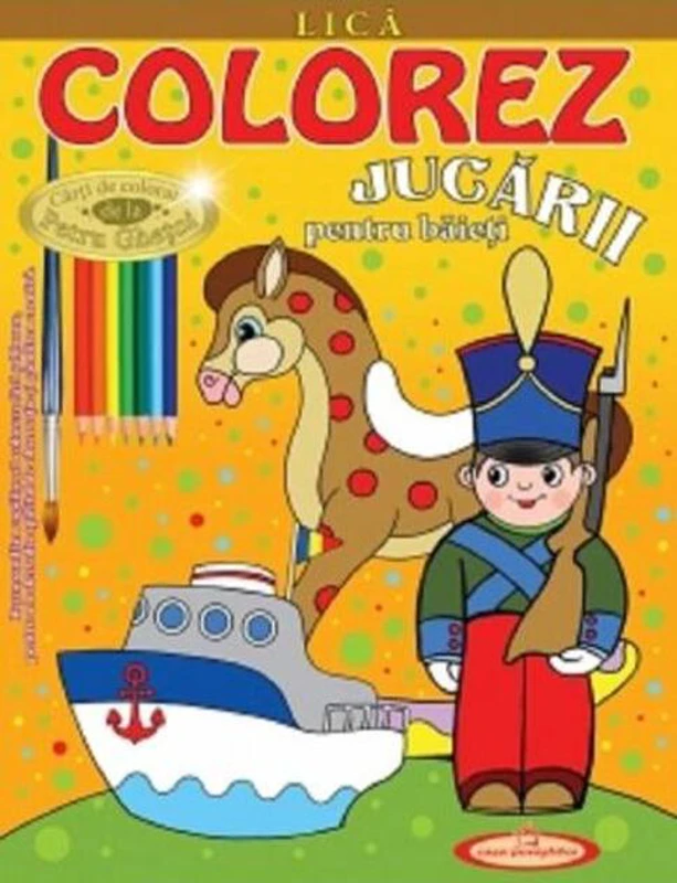 Colorez jucării pentru băieți