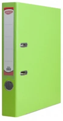 Biblioraft plastifiat 75 mm Daco verde