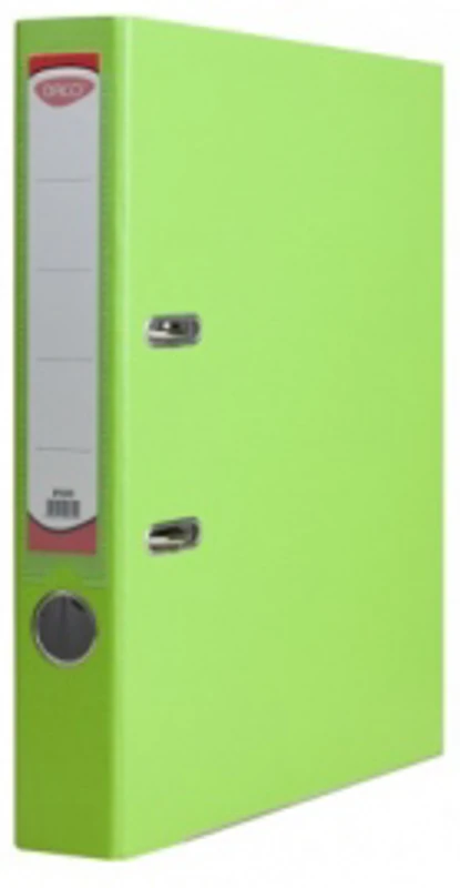 Biblioraft plastifiat 75 mm Daco verde