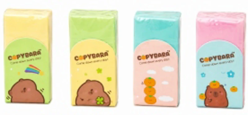 Radiera Tochain, capybara, calm down every day, diverse culori
