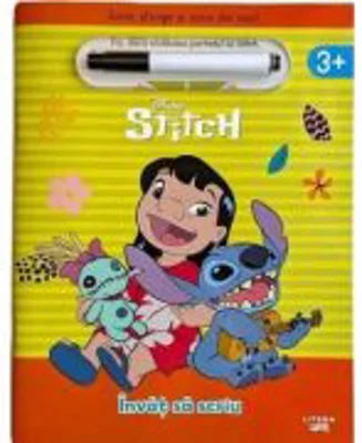 Disney Stitch. Invat sa scriu. Scrie, sterge si scrie din nou!