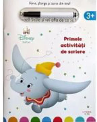 Disney bebe. Primele activitati de scriere. Scrie, sterge si scrie din nou! (3+)