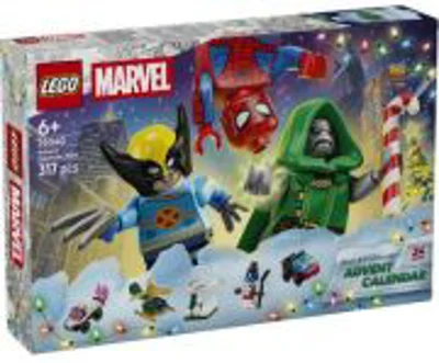 LEGO Marvel Super Heroes. Calendar de advent 2026 76340, 317 piese