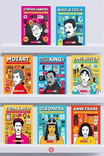 Pachet Seria Biografie ilustrată