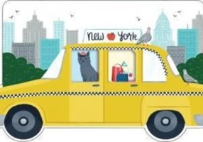 New York City Taxi Shaped Cover Sticky Notes. Recipes for Good Times