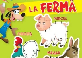 Disney Bebe. Unește punctele. La fermă