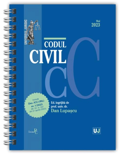 Codul civil Mai 2023 (ediție spiralată)