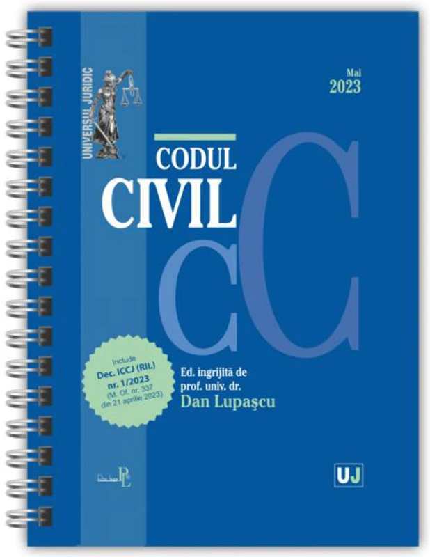 Codul civil Mai 2023 (ediție spiralată)