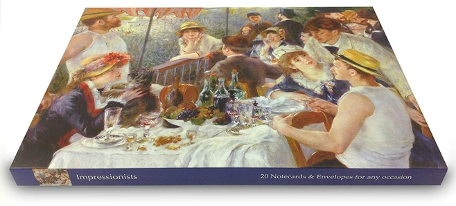 Famous Impressionists Paintings Prints Notecards Greeting Cards & Envelopes