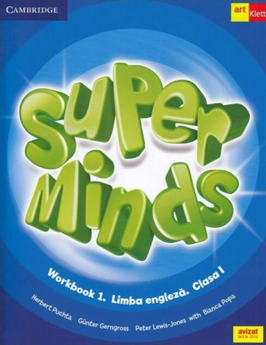 Super Minds. Workbook 1. Limba Engleză. Clasa I (Cambridge) + CD
