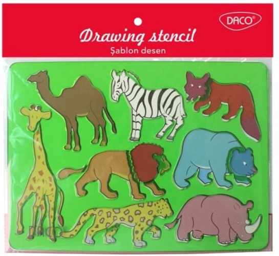 Șablon desen DACO, Junglă