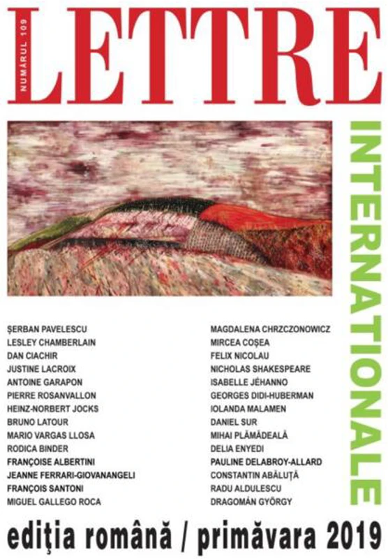 Lettre Internationale nr. 109 / primăvara 2019