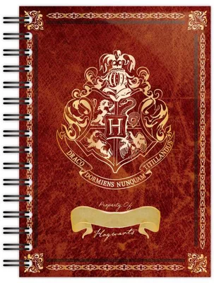 Harry Potter-Carnet cu spiră A5 Hogwarts