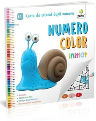 NumeroColor Inițiat. Carte de colorat după numere