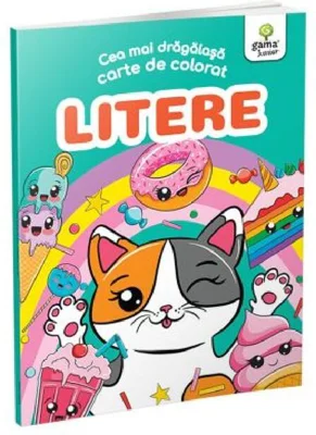Cea mai drăgălașă carte de colorat. Litere